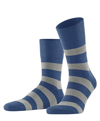 FALKE Unisex Socken Run U SO Baumwolle gemustert 1 Paar, Blau (Nautical 6531) - Streifen, 39-41 von FALKE