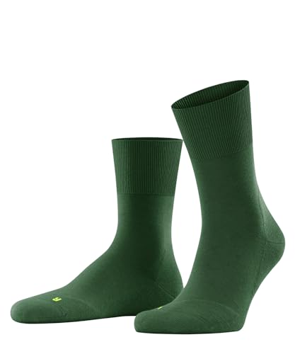 FALKE Unisex Socken Run U SO Baumwolle einfarbig 1 Paar, Grün (Golf 7408), 46-48 von FALKE