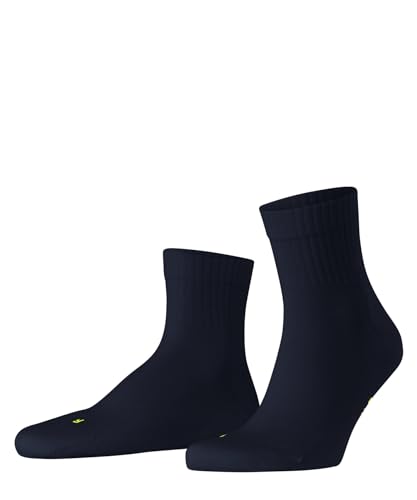 FALKE Unisex Run U So Baumwolle Atmungsaktiv 1 Paar 16624 Socken, Blau (Marine 6120) -Gerippter Schaft, 39-41 von FALKE