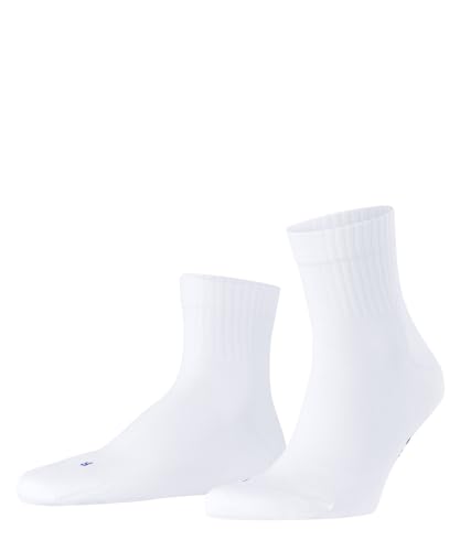 FALKE Unisex Run U So Baumwolle Atmungsaktiv 1 Paar 16624 Socken, Weiß (White 2000) -Gerippter Schaft, 44-45 von FALKE