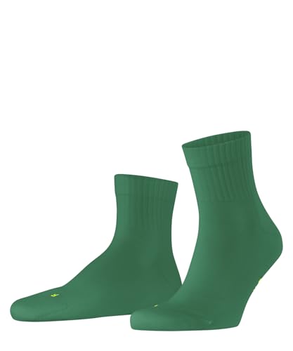 FALKE Unisex Run U Sso Baumwolle Funktionsmaterial Einfarbig Socken, Grün Tourmaline 7618 Rib, 44-45 von FALKE