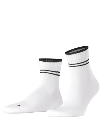 FALKE Unisex Run U Sso Baumwolle Funktionsmaterial Einfarbig Socken, Weiß Off-White 2030, 46-48 von FALKE