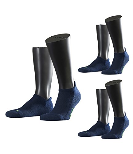 FALKE Unisex Sneaker Laufsocken Sportsocken Cool Kick 16609 3 Paar, Farbe:Blau, Größe:39-41, Artikel:-6120 marine von FALKE