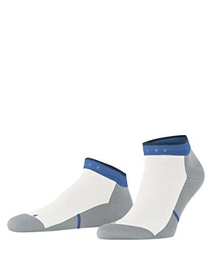 FALKE Unisex Sneakersocken Agile, Nachhaltige biologische Baumwolle, 1 Paar, Blau (Olympic 6841), 44-45 von FALKE