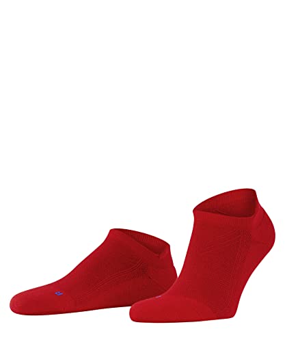 FALKE Unisex Sneakersocken Cool Kick Sneaker U Sn weich atmungsaktiv schnelltrocknend kurz einfarbig 1 Paar, Rot Fire 8150-O, 37-38 von FALKE