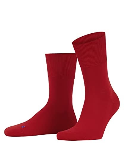 FALKE Unisex Socken Run U SO Baumwolle einfarbig 1 Paar, Rot (Fire 8150), 46-48 von FALKE