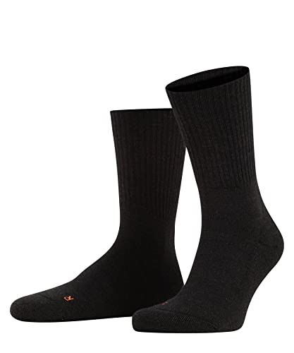 FALKE Unisex Socken Walkie Light U SO Wolle einfarbig 1 Paar, Grau (Anthracite Melange 3080), 37-38 von FALKE