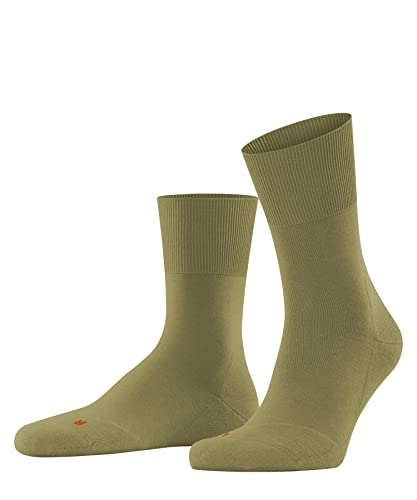 FALKE Unisex Socken Run, Baumwolle, 1 Paar, Grün (Olive 7298), 39-41 von FALKE