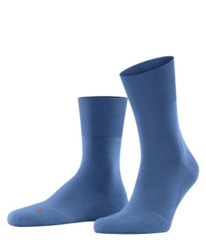 FALKE Unisex Socken Run U SO Baumwolle einfarbig 1 Paar, Blau (Nautical 6531), 46-48 von FALKE