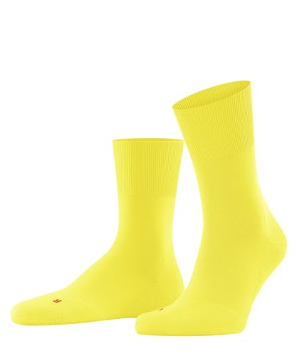 FALKE Unisex Run U Sso Baumwolle Funktionsmaterial Einfarbig Socken , Gelb Sun 1383, 42-43 von FALKE