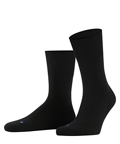 FALKE Unisex Socken Run U SO Baumwolle einfarbig 1 Paar, Schwarz (Black 3000), 46-48 von FALKE