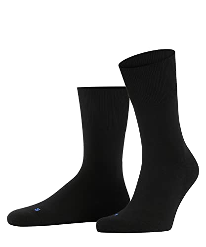 FALKE Unisex Run U Sso Baumwolle Funktionsmaterial Einfarbig Socken , Schwarz Black 3000, 51-52 von FALKE