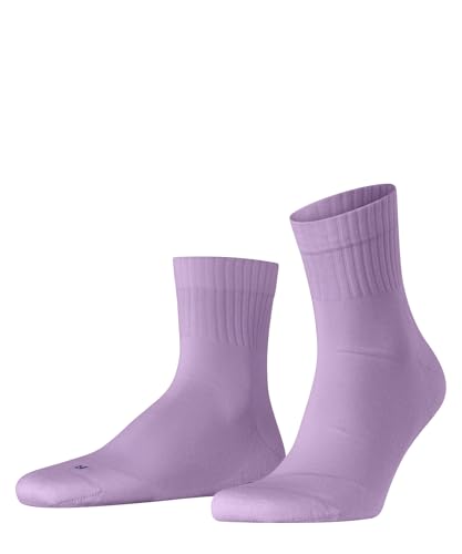 FALKE Unisex Run U Sso Baumwolle Funktionsmaterial Einfarbig Socken, Rosa Shell Pink 8045 Rib, 42-43 von FALKE