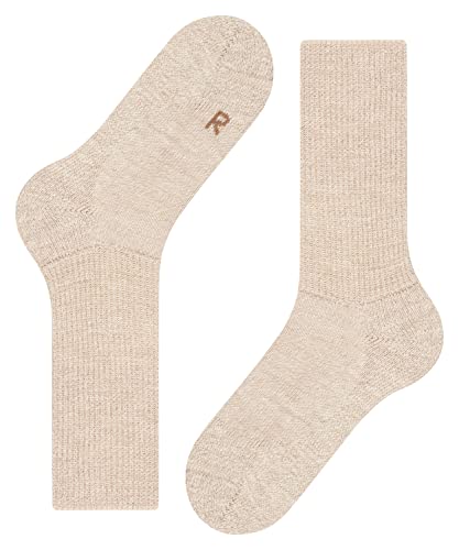 FALKE Unisex Socken Walkie Ergo U SO Wolle einfarbig 1 Paar, Beige (Sand Melange 4490), 42-43 von FALKE