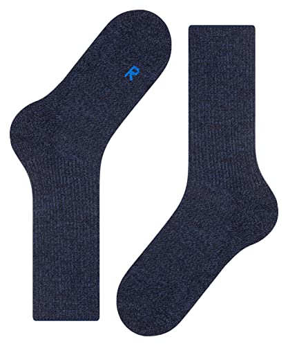 FALKE Unisex Socken Walkie Ergo U SO Wolle einfarbig 1 Paar, Blau (Jeans 6670), 37-38 von FALKE