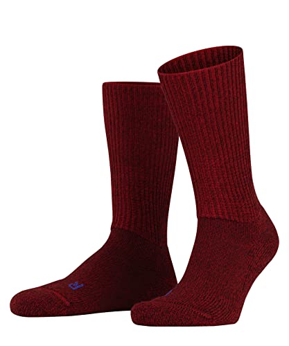 FALKE Unisex Socken Walkie Ergo U SO Wolle Funktionsmaterial einfarbig 1 Paar, Rot (Scarlet 8280), 39-41 von FALKE