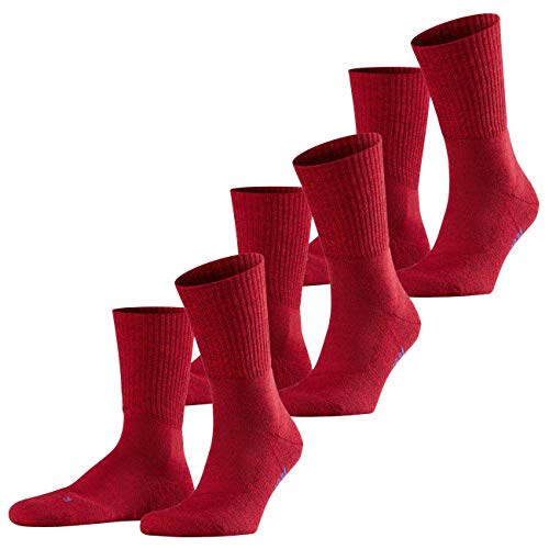 FALKE Unisex Socken Walkie Light 3er Pack, Größe:46/48;Farbe:scarlet von FALKE