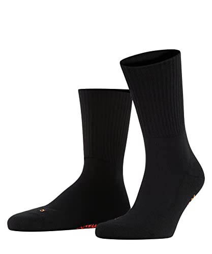 FALKE Unisex Socken Walkie Light U So Wolle Funktionsmaterial einfarbig 1 Paar, Schwarz Black 3000, 46-48 von FALKE