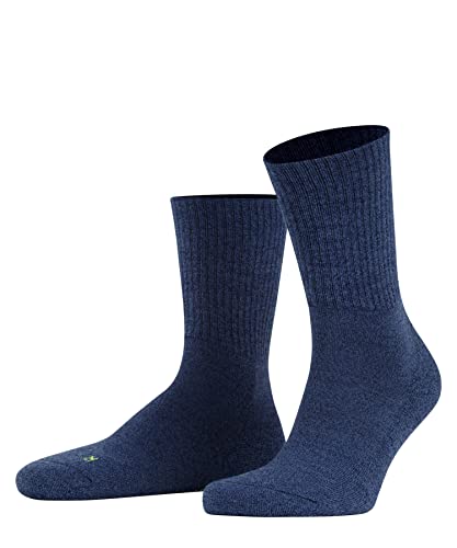 FALKE Unisex Socken Walkie Light U So Wolle Funktionsmaterial einfarbig 1 Paar, Blau Light Denim 6660, 46-48 von FALKE