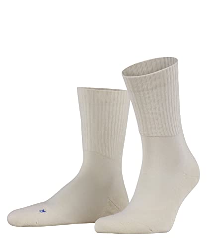 FALKE Unisex Socken Walkie Light U SO Wolle einfarbig 1 Paar, Weiß (Woolwhite 2060), 46-48 von FALKE