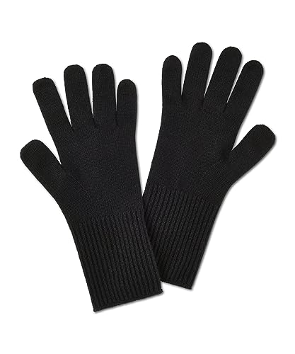 FALKE Unisex Winter-Handschuhe Gloves Cashmere U Gl Kaschmir schnelltrocknend 1 Stück, Schwarz Black 3000, ONESIZE von FALKE