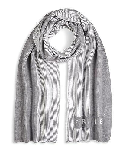 FALKE Unisex Winter-Schal Trekking Scarf 2-Tone U SC Wolle Funktionsmaterial schnelltrocknend warm 1 Stück, Weiß (Off-White 2040), ONESIZE von FALKE
