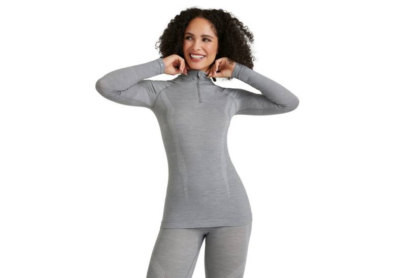FALKE Unterziehshirt Falke Damen Langarmshirt Wool-Tech Longsleeved Zip Shirt 33310 von FALKE