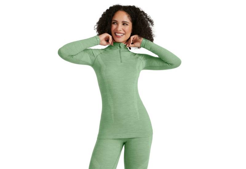 FALKE Unterziehshirt Falke Damen Langarmshirt Wool-Tech Longsleeved Zip Shirt 33310 von FALKE