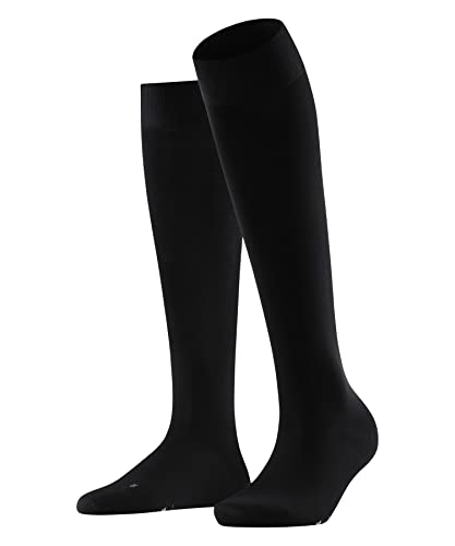 FALKE Damen Kniestrümpfe Vitalizer W KH Baumwolle mit Kompression 1 Paar, Schwarz (Black 3009), 39-40 von FALKE