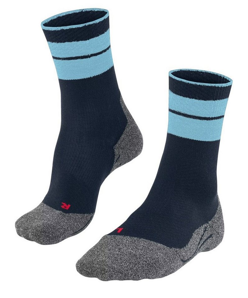 FALKE Wandersocken Crew TK Stabilizing (Merinowoll-Mix) marineblau Herren - 1 Paar von FALKE