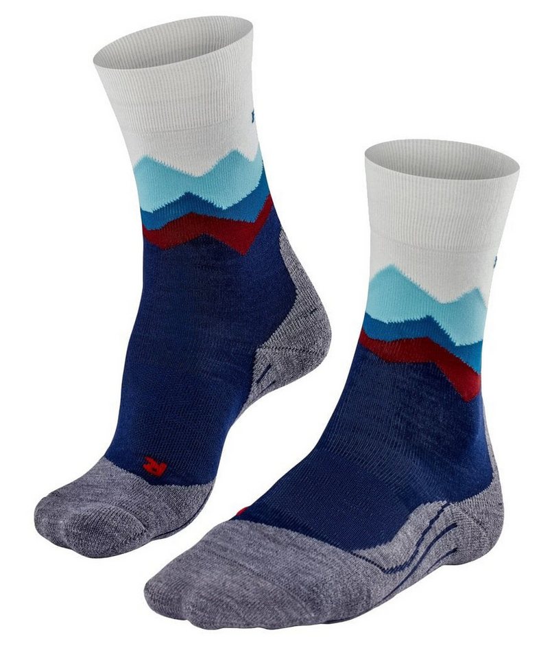 FALKE Wandersocken Crew TK2 Explore (Merinowoll-Mix) dunkelblau Damen - 1 Paar von FALKE