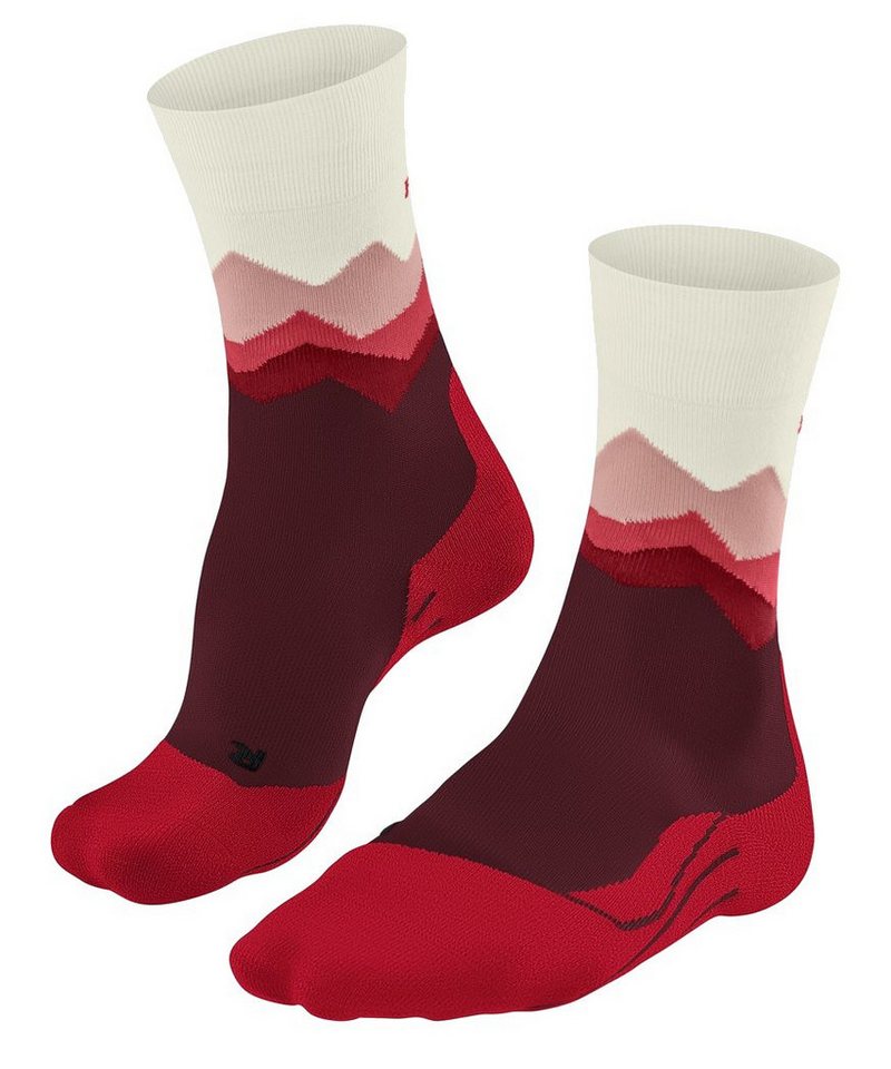 FALKE Wandersocken Crew TK2 Explore (Merinowoll-Mix) merlotrot Damen - 1 Paar von FALKE