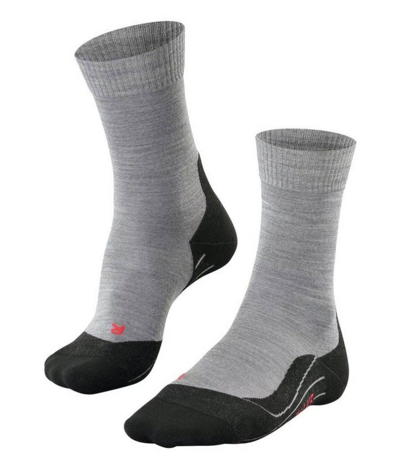 FALKE Wandersocken Crew TK5 Wander (Merinowoll-Mix) hellgrau Damen - 1 Paar von FALKE