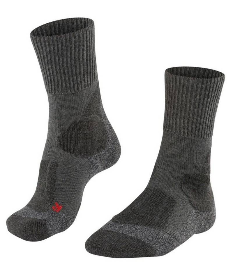 FALKE Wandersocken TK1 (Merinowolle, für anspruchsvolle Bergtouren) asphaltgrau Herren von FALKE