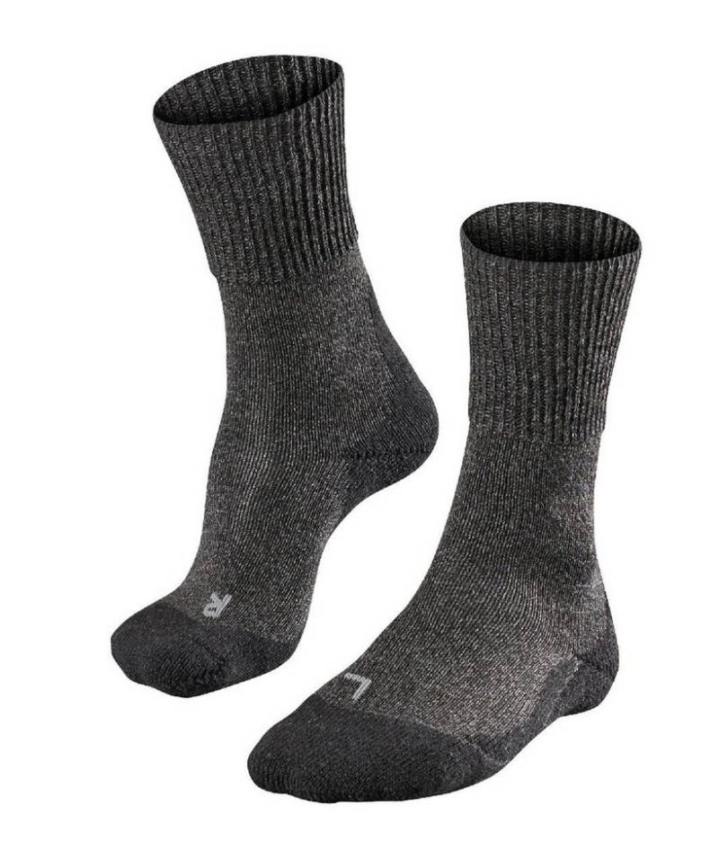 FALKE Wandersocken TK1 Wool (für kalte Wetterbedingungen) smoggrau Herren - 1 Paar von FALKE