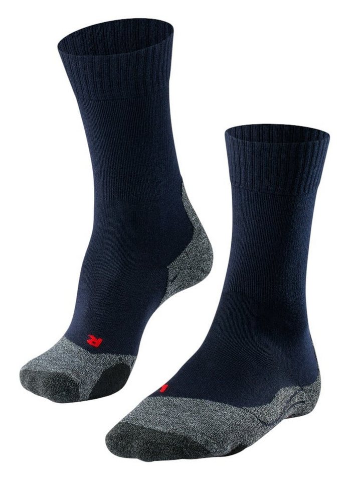 FALKE Wandersocken TK2 (Merinowolle, für leichtes Gelände) marineblau Herren - 1 Paar von FALKE