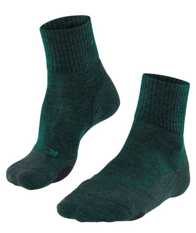 FALKE Wandersocken TK2 Explore Wool Short (mittelstarke Polsterung) dunkelgrün Herren von FALKE