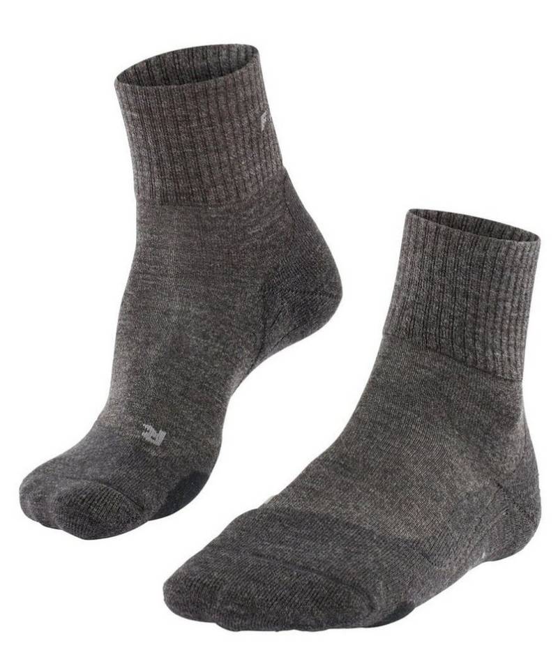 FALKE Wandersocken TK2 Explore Wool Short (mittelstarke Polsterung) smoggrau Herren von FALKE