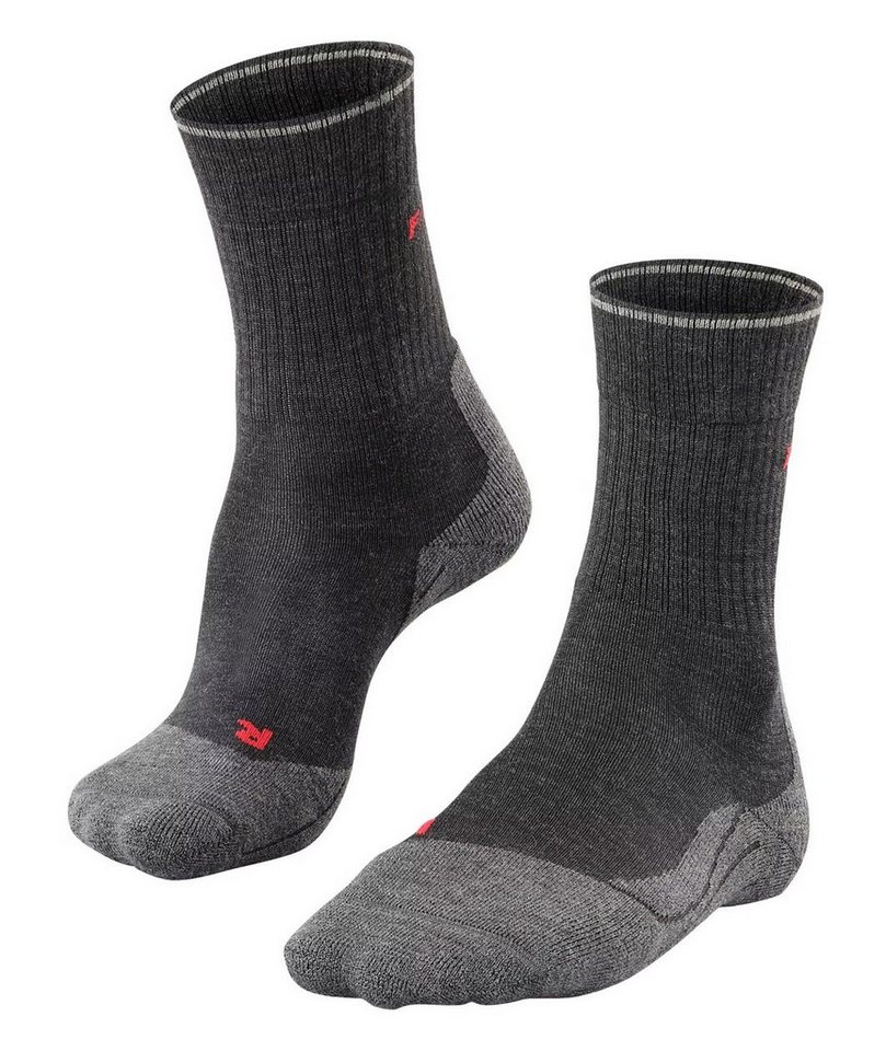 FALKE Wandersocken TK2 Explore Wool Silk anthrazitgrau Damen - 1 Paar von FALKE