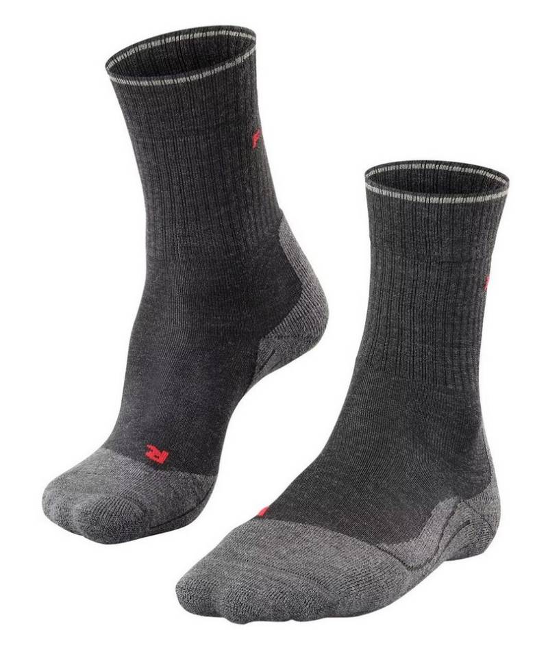 FALKE Wandersocken TK2 Explore Wool Silk anthrazitgrau Damen - 1 Paar von FALKE