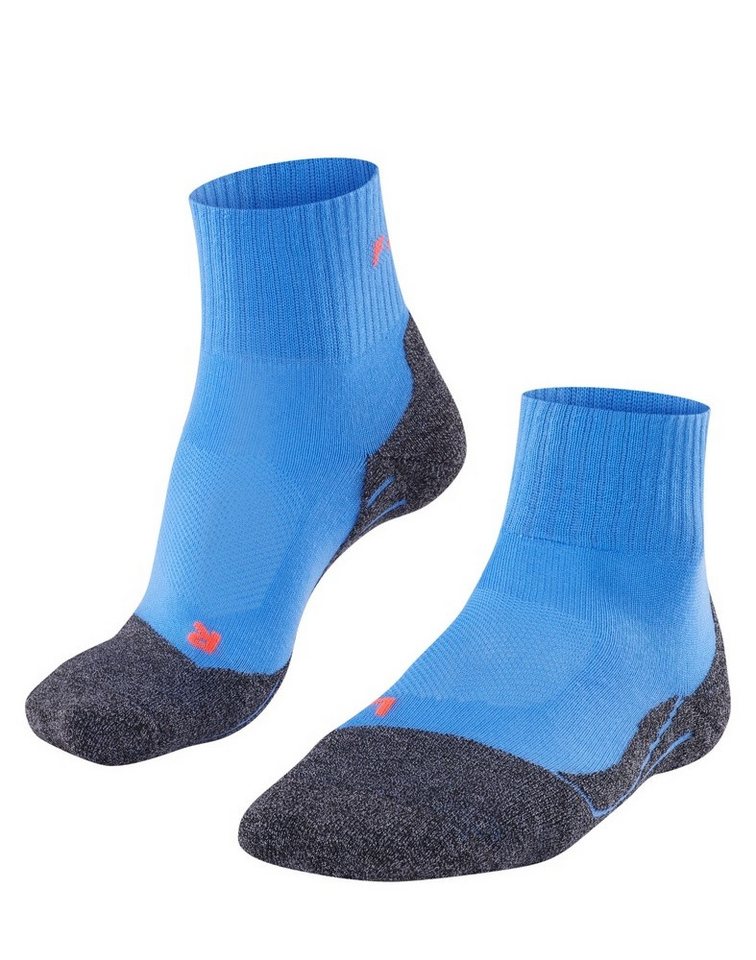 FALKE Wandersocken TK2 Short Cool (für leichtes Gelände) blau Damen - 1 Paar von FALKE