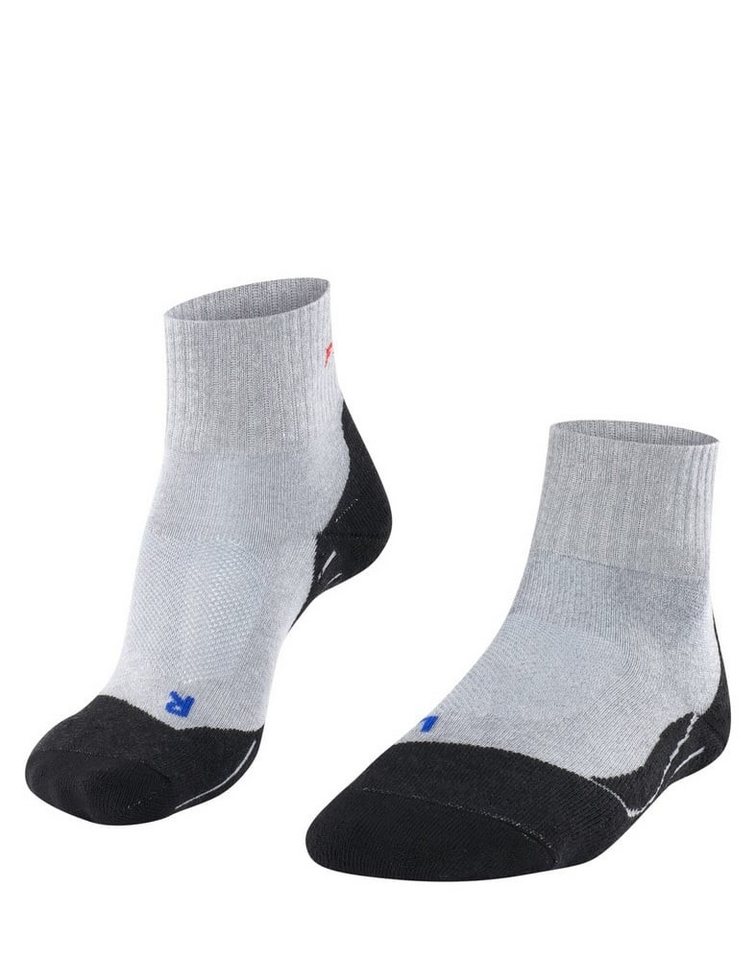 FALKE Wandersocken TK2 Short Cool (für leichtes Gelände) hellgrau Damen - 1 Paar von FALKE