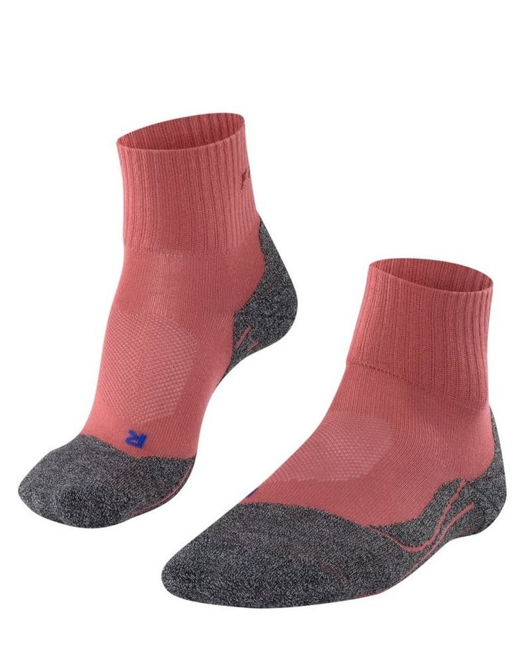 FALKE Wandersocken TK2 Short Cool (für leichtes Gelände) rosa Damen - 1 Paar von FALKE