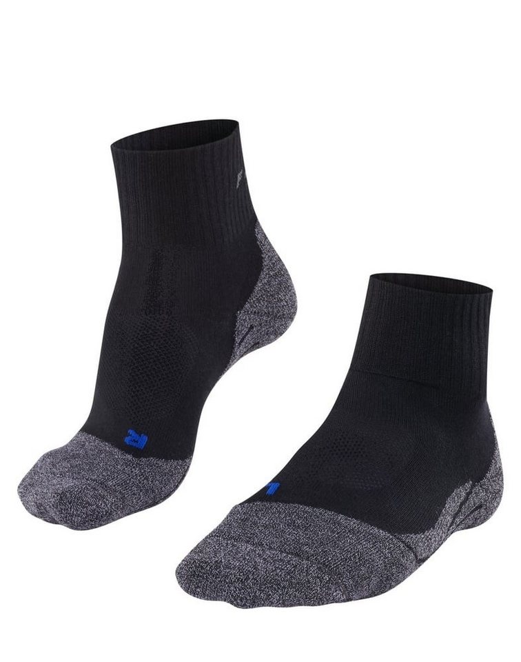 FALKE Wandersocken TK2 Short Cool (für leichtes Gelände) schwarz Damen - 1 Paar von FALKE