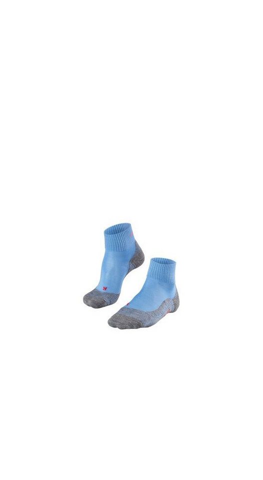 FALKE Wandersocken TK5 Short (leichte Polsterung für leichte Wanderungen) hellblau Damen von FALKE