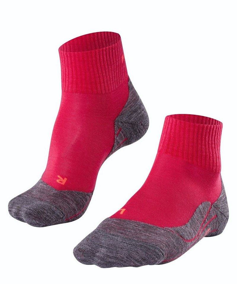 FALKE Wandersocken TK5 Short (leichte Polsterung für leichte Wanderungen) rose Damen von FALKE