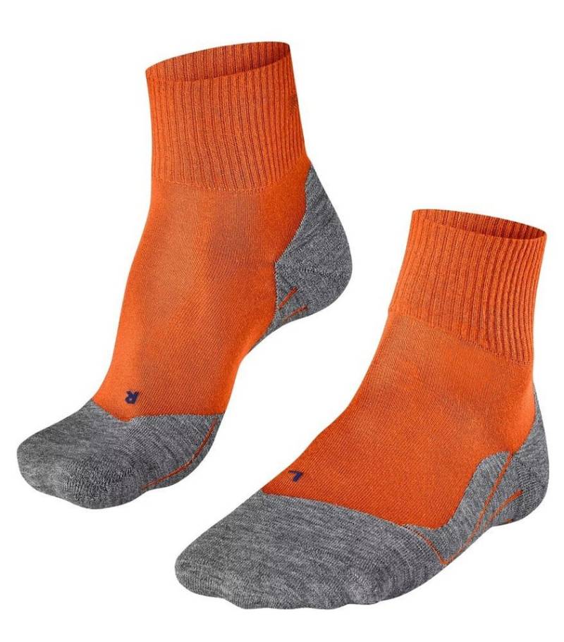 FALKE Wandersocken TK5 Wander Cool Short (hoher Tragekomfort) orange Herren - 1 Paar von FALKE