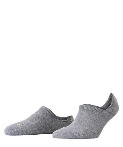 FALKE Damen Füßlinge Cool Kick Invisible W In weich atmungsaktiv schnelltrocknend unsichtbar einfarbig 1 Paar, Grau Light Grey Melange 3775, 35-36 von FALKE