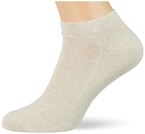 FALKE Casual Herren Sneaker Socken Family Short 3er Pack, Größe:39-42;Farbe:Sand Melange (4650) von FALKE