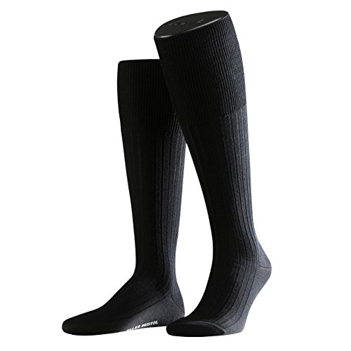 FALKE City Herren Kniestrumpf Bristol Pure 2er Pack, Größe:47/48;Farbe:black von FALKE